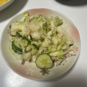 しんやの作ってみた!投稿(シャキッと美味しい♡【キャベツとコーンのコールスローサラダ】)