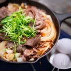 新玉ねぎで作るすき焼き