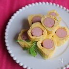 ソーセージの卵焼き
