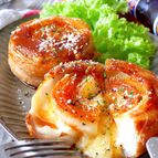 【新玉ねぎの照り焼き 豚バラぐるり】溢れる隠しチーズ♡