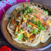 コク旨♪ふわ玉バター醤油うどん
