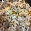 421885の作ってみた!投稿(蓮根と豚バラの照り煮【今晩の大優勝おかず】)