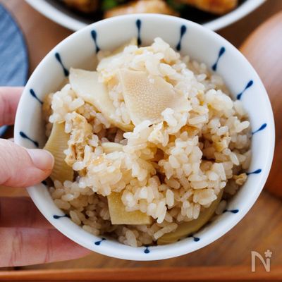 『たけのこの炊き込みご飯』春の定番♡お弁当にも♪