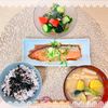 にゃ〜むずの作ってみた!投稿(簡単お魚和食♡『鮭のバターポン酢焼き』)