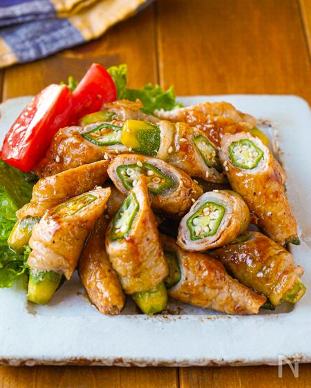 さっぱり美味しいオクラの豚巻き
