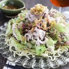 ネギたっぷり！冷しゃぶ仕立ての冷やし中華