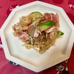たぁプーの作ってみた!投稿(切り干し大根と生ハム《和風♡おかかサラダ》)