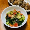 はっぴぃの作ってみた!投稿(【トマトときゅうりとわかめのポンレモンごま和え】さっぱり副菜)