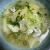 ゆっこの作ってみた!投稿(幸せな味♡『具沢山野菜と落とし卵のお味噌汁』)