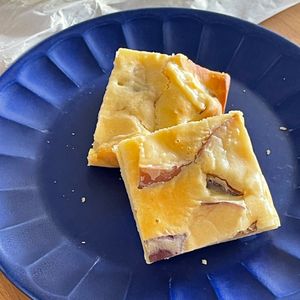 michuの作ってみた!投稿(【型不要】米粉で作るりんごさつまいもケーキ)