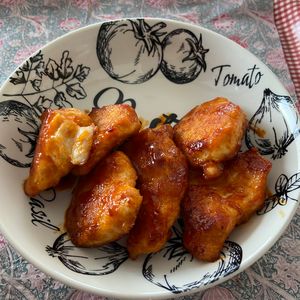 万福の作ってみた!投稿(パサつきなし！柔らか♡【鶏むねのコチュマヨ焼き】お弁当にも◎)