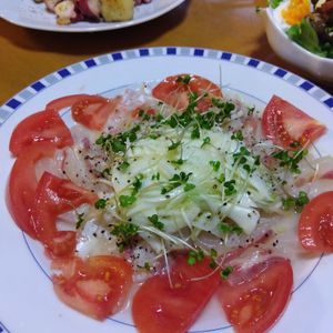 1402403の作ってみた!投稿(【基本の鯛カルパッチョ】簡単で絶品/玉ねぎマリネも美味しい)