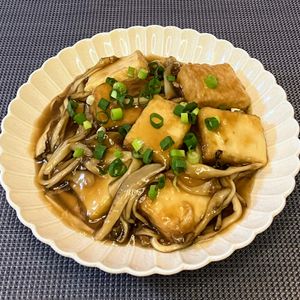 𝔂𝓾𝓶𝓲🍓の作ってみた!投稿(【きのこと厚揚げのとろみ煮】旨み◎ほっこりヘルシー副菜♪)