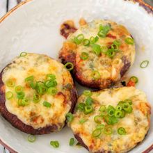 簡単！椎茸の味噌マヨチーズ焼き