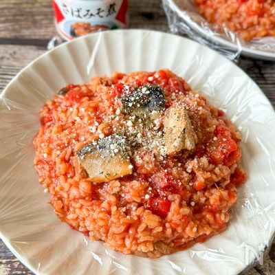 災害食！保存食だけで作るトマトリゾット