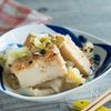 白菜と厚揚げと小魚ふりかけの煮浸し