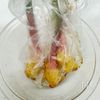 葉生姜とししとうの米粉から揚げの工程2