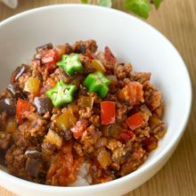 【夏野菜キーマカレー】ルウは使わない♪