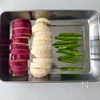 【秋野菜のきんぴら】レンジ4分 秋を感じるシャキほく♪腸活！の工程1