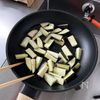 【ワンパン速攻】豚こま茄子の胡麻ポン照り☆ご飯おかわり♪の工程1