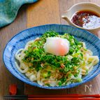 レンジでお手軽♪香味野菜たっぷりぶっかけうどん
