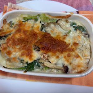 ゆっこの作ってみた!投稿(たっぷり野菜のオートミールグラタン【美肌・ダイエット・簡単】)