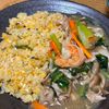 とびうおの作ってみた!投稿(【五目あんかけ炒飯】夫が絶賛!レンジ&フライパンで同時調理♡)