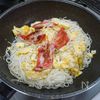 やっぱり夏は素麺で「ふんわり卵のカニカマ素麺炒め」の工程4