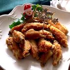 揚げ焼きで簡単♡めっちゃ美味しい手羽中フライドチキン