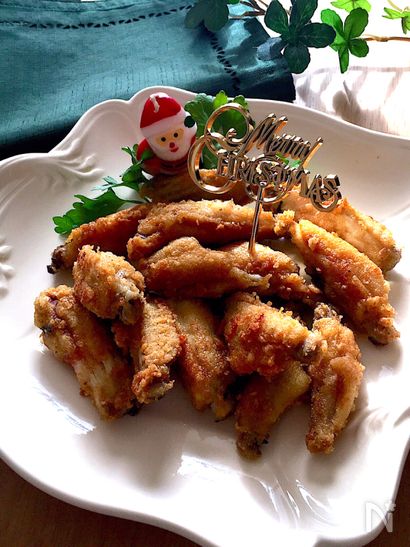 揚げ焼きで簡単♡めっちゃ美味しい手羽中フライドチキン