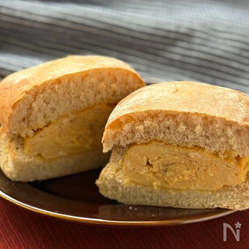 【溺れる食感】ふわっふわの厚焼きだし巻き卵サンド