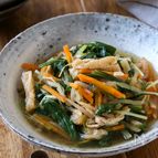 【水菜と切り干し大根の煮浸し】余り食材活用！