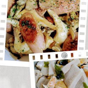 ゆみの作ってみた!投稿(【魚肉ソーセージとマイタケの味噌バター炒め】ごはんがすすむ！)