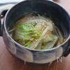 白菜ともやしのピリ辛はるさめスープの工程3