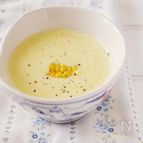 ひと手間加えてさらにおいしく！優しい味のコーンスープ！