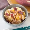 【秋の味♡】さつまいもとキノコの味噌バターごはん