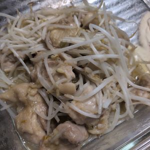 1651271の作ってみた!投稿(レンジで作る『鶏ももともやしのさっぱりごまポン酢』)