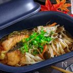 レンチン！鮭のちゃんちゃん焼き風