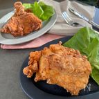 鶏むね肉と塩麹で♪フライドチキン