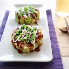 タコじゃがお好み焼き