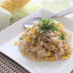 トウモロコシとツナのバター醤油ピラフ