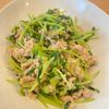 ちひろの作ってみた!投稿(5分‼️節約レシピで大満足のおかず♡豆苗とひき肉の香味炒め)