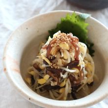 無限決定!豆もやしとキクラゲの旨だれ和え