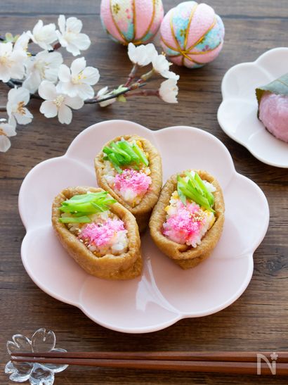ひなまつりに！こども大好き♡超簡単オープンいなり