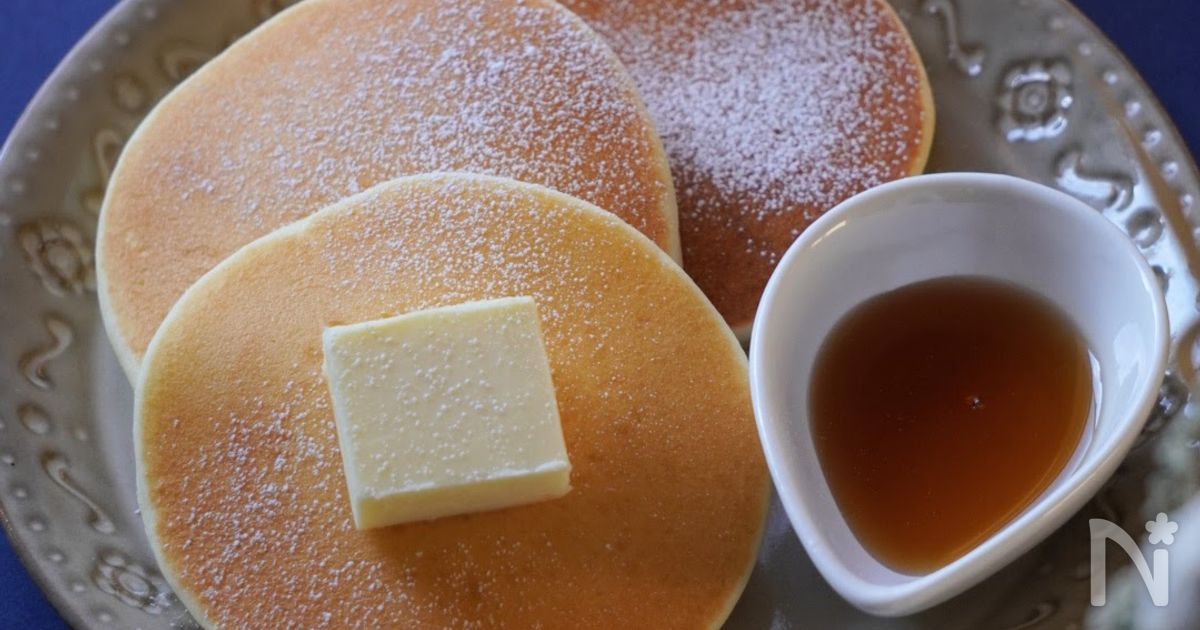 昔ながらのふかふか食感【米粉のパンケーキ】