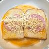 簡単ワンパン【韓国風とろ玉ワンパントースト】チーズとろ〜り♡の工程4
