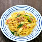 生パスタで作る「白菜とツナのだしパスタ」