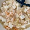 【ふわふわ豆腐とぷりぷりむき海老の旨塩白麻婆】ご飯が進む♪の工程3