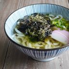 あおさうどん風海苔うどん