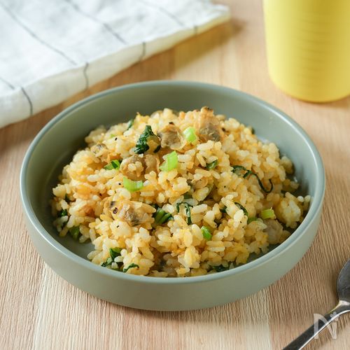 あさりと小松菜のチャーハン